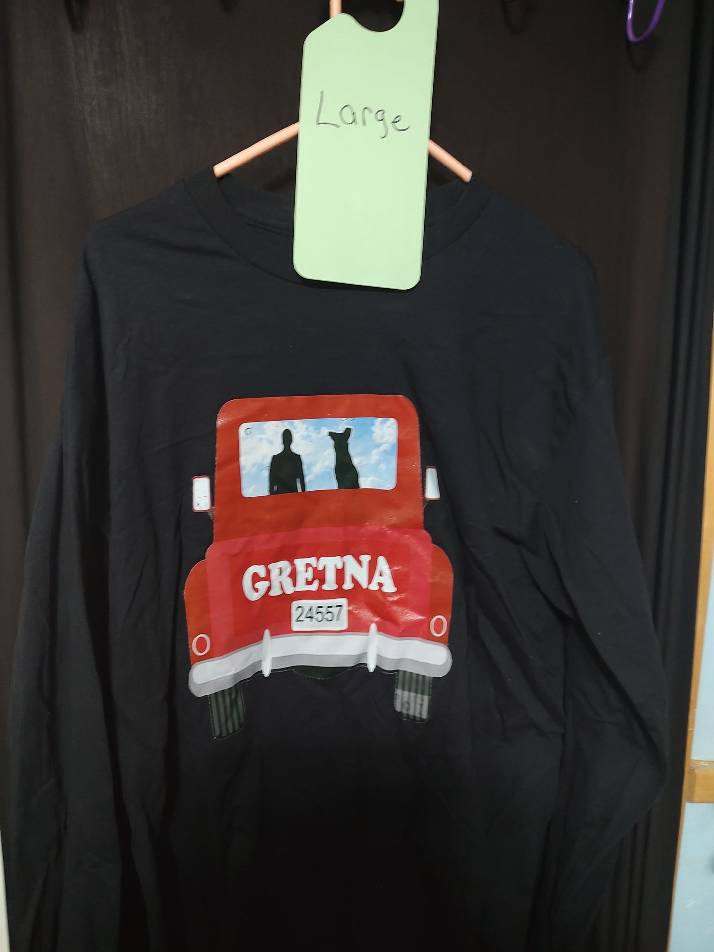 Gretna vintage truck long sleeve t-shirt large Clearance sale