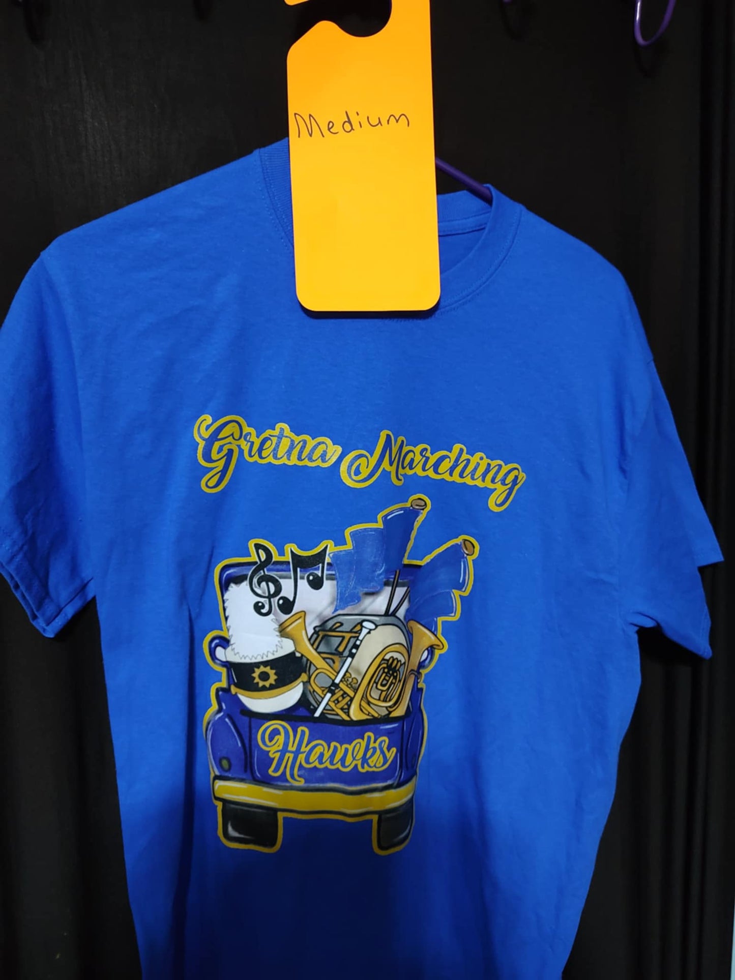 Clearance- Medium Gretna Marching Hawks T-Shirt