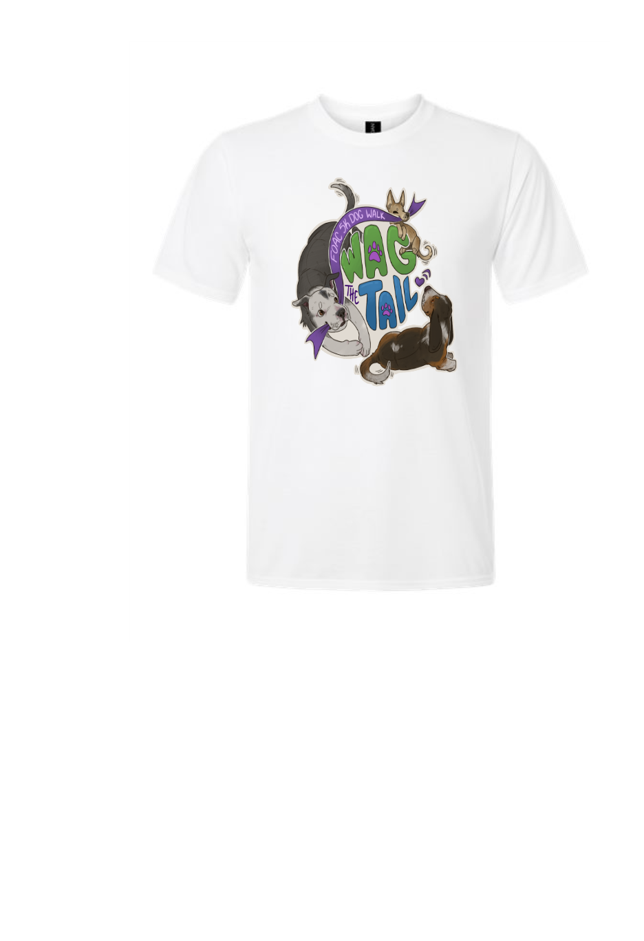 FOAC Wag the tail 5k t-shirt