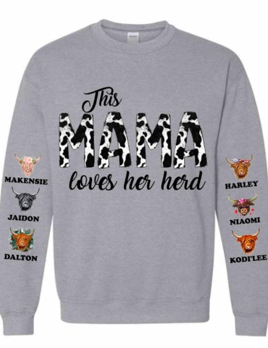 This Mama loves her heard sweatshirt