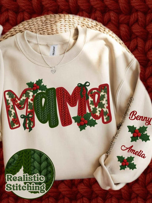 Holy Mama personalized sweatshirt