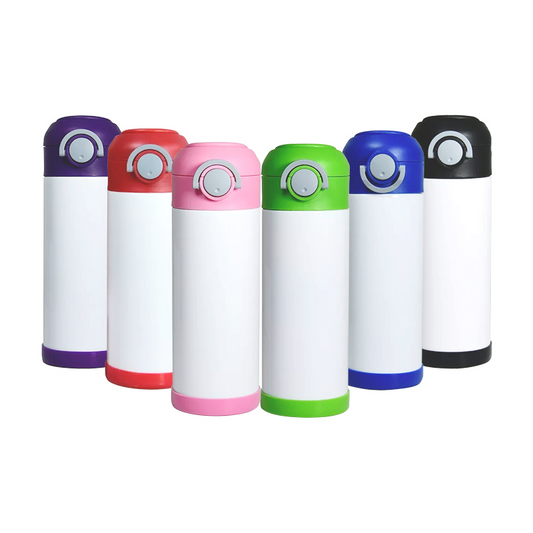 Flip top straw kids tumbler any design