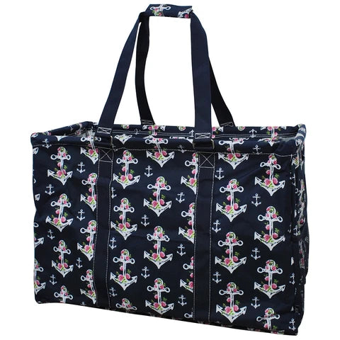 Anchor Oversized utility basket tote bag