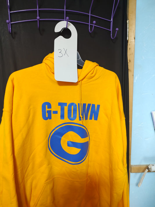 G-town yellow gold hoodie Clearance 3x