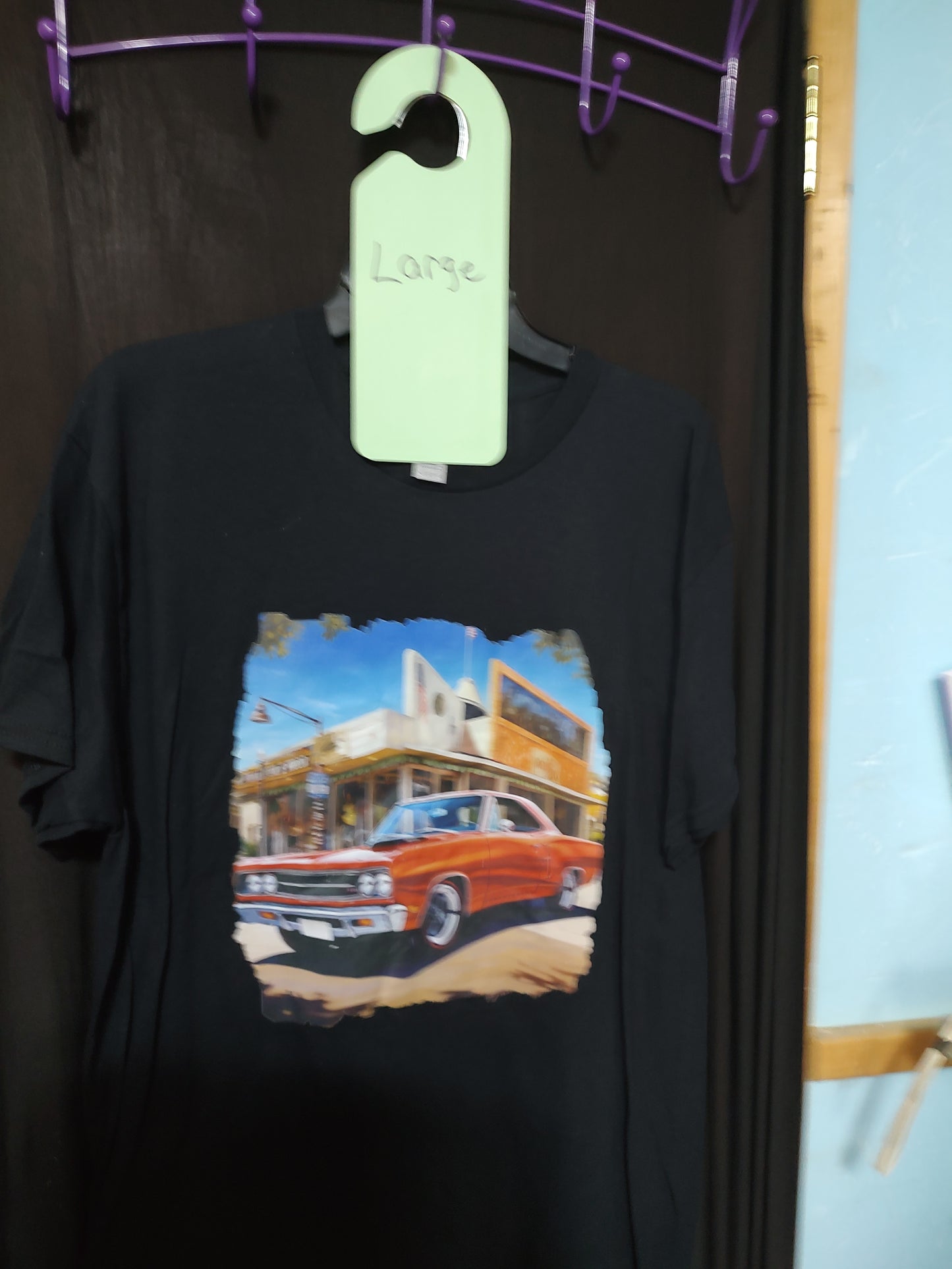 Vintage car large t-shirt clearance sale