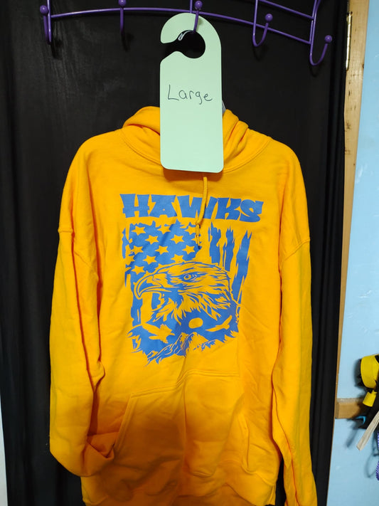 Clearance-Large Hawks Hoodie