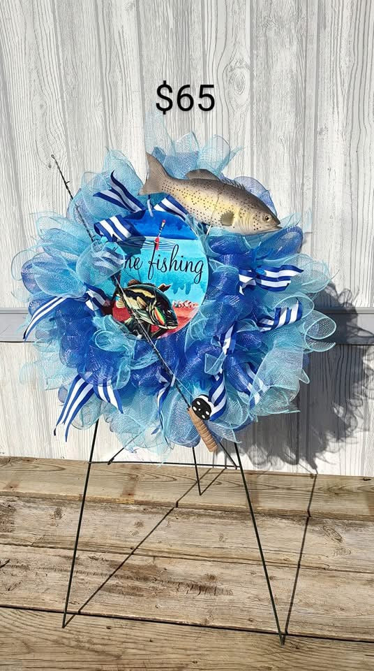 Gone Fishing Wreath