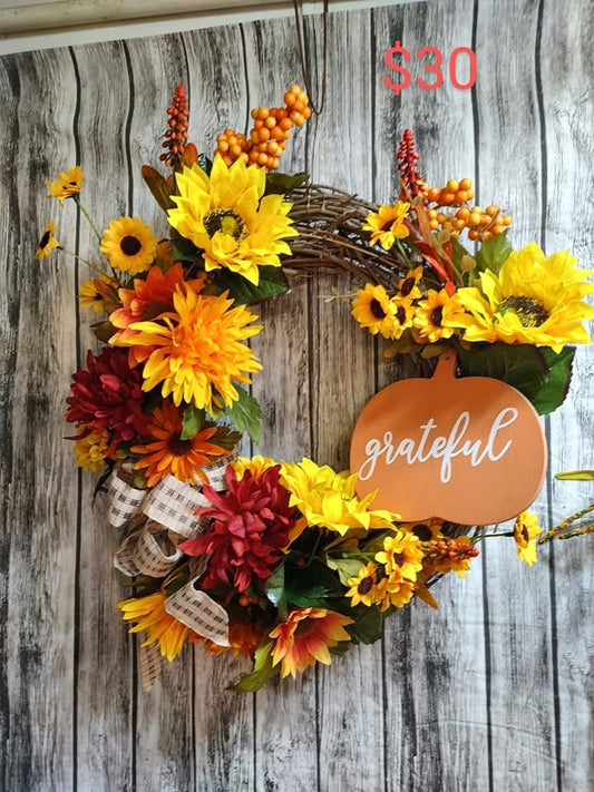 Grateful Fall Wreath