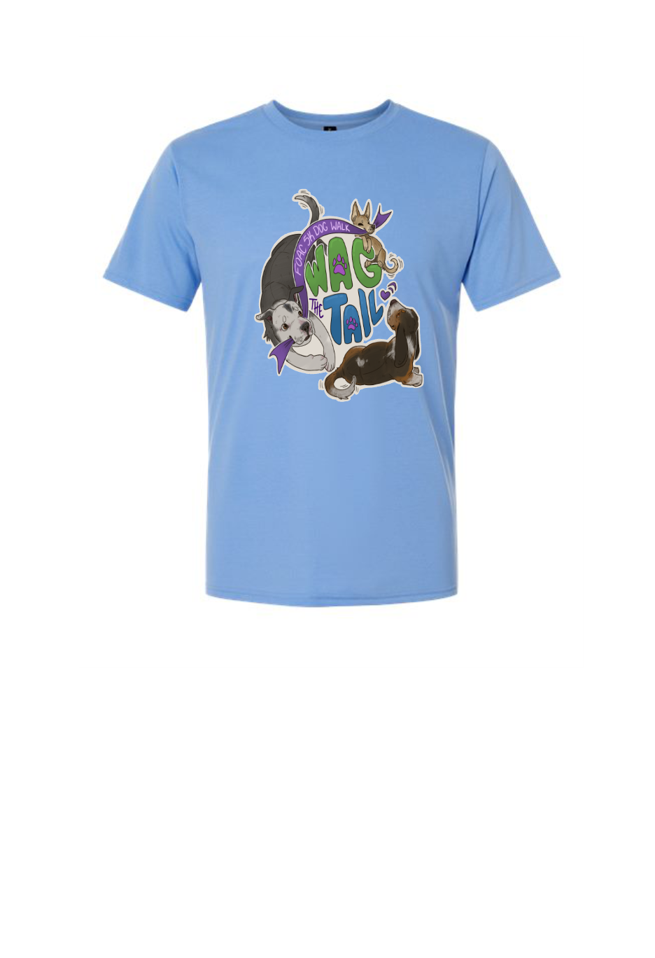 FOAC Wag the tail 5k t-shirt
