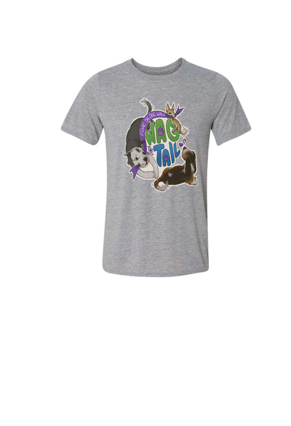 FOAC Wag the tail 5k t-shirt