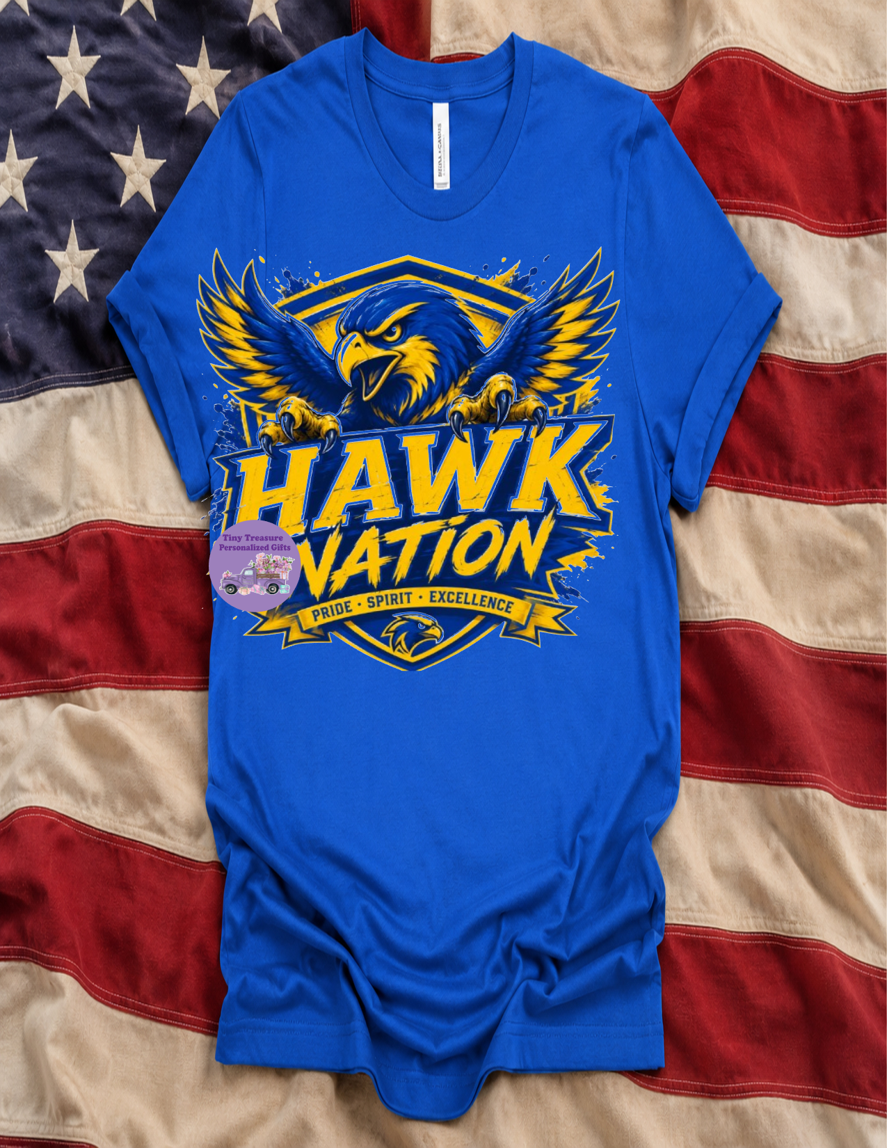 Gretna Hawks Hawk Nation school spirit t-shirt