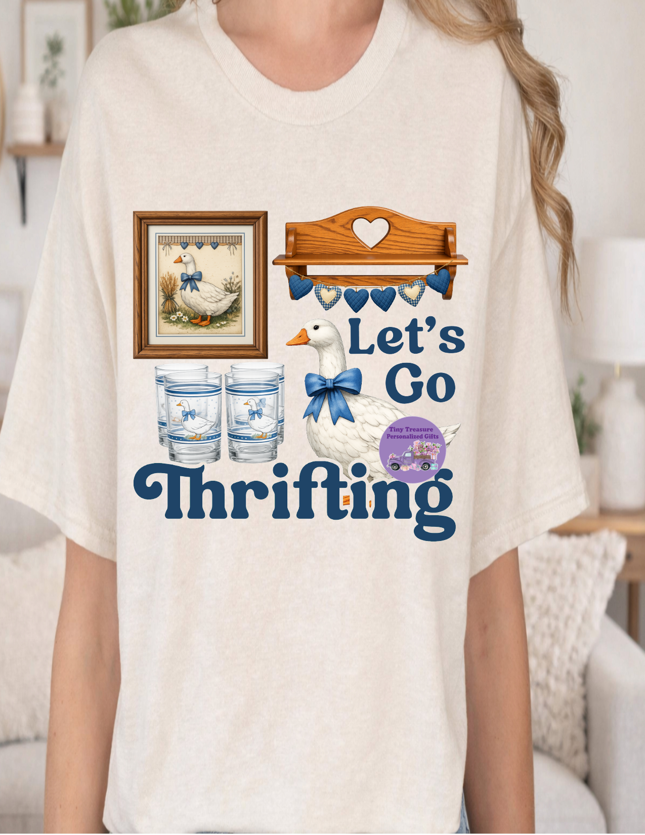 Let's go thrifting t-shirt