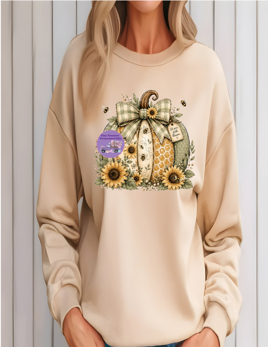 I can do all things through Christ pumpkin sweatshirt