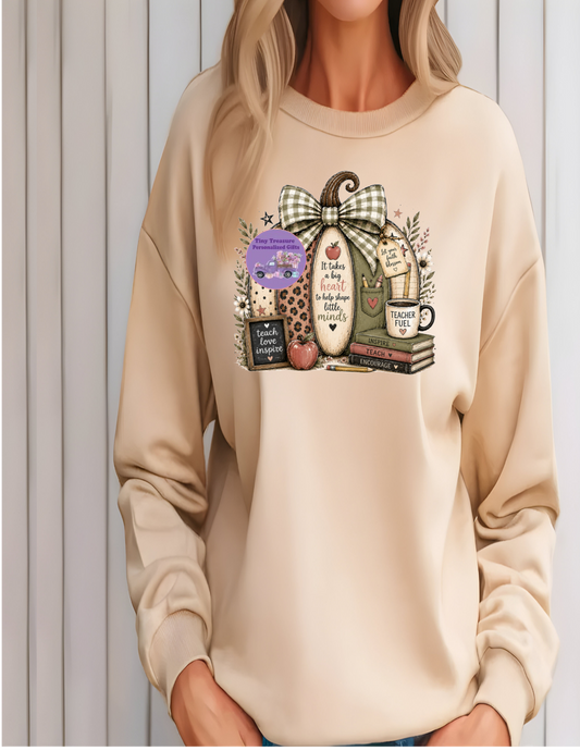 Go team football pumpkin sweatshirt