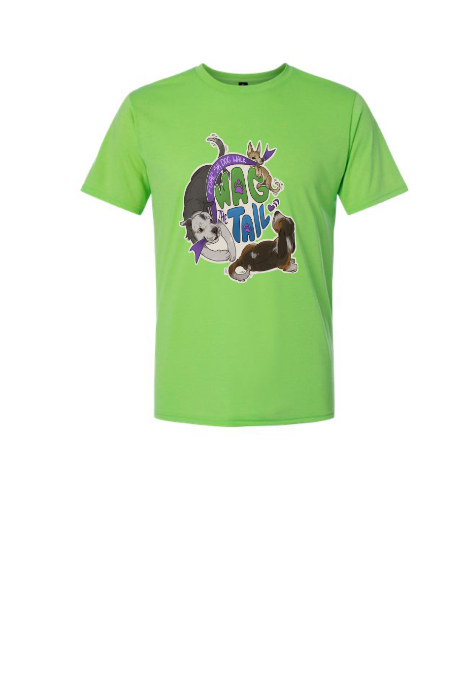 FOAC Wag the tail 5k t-shirt