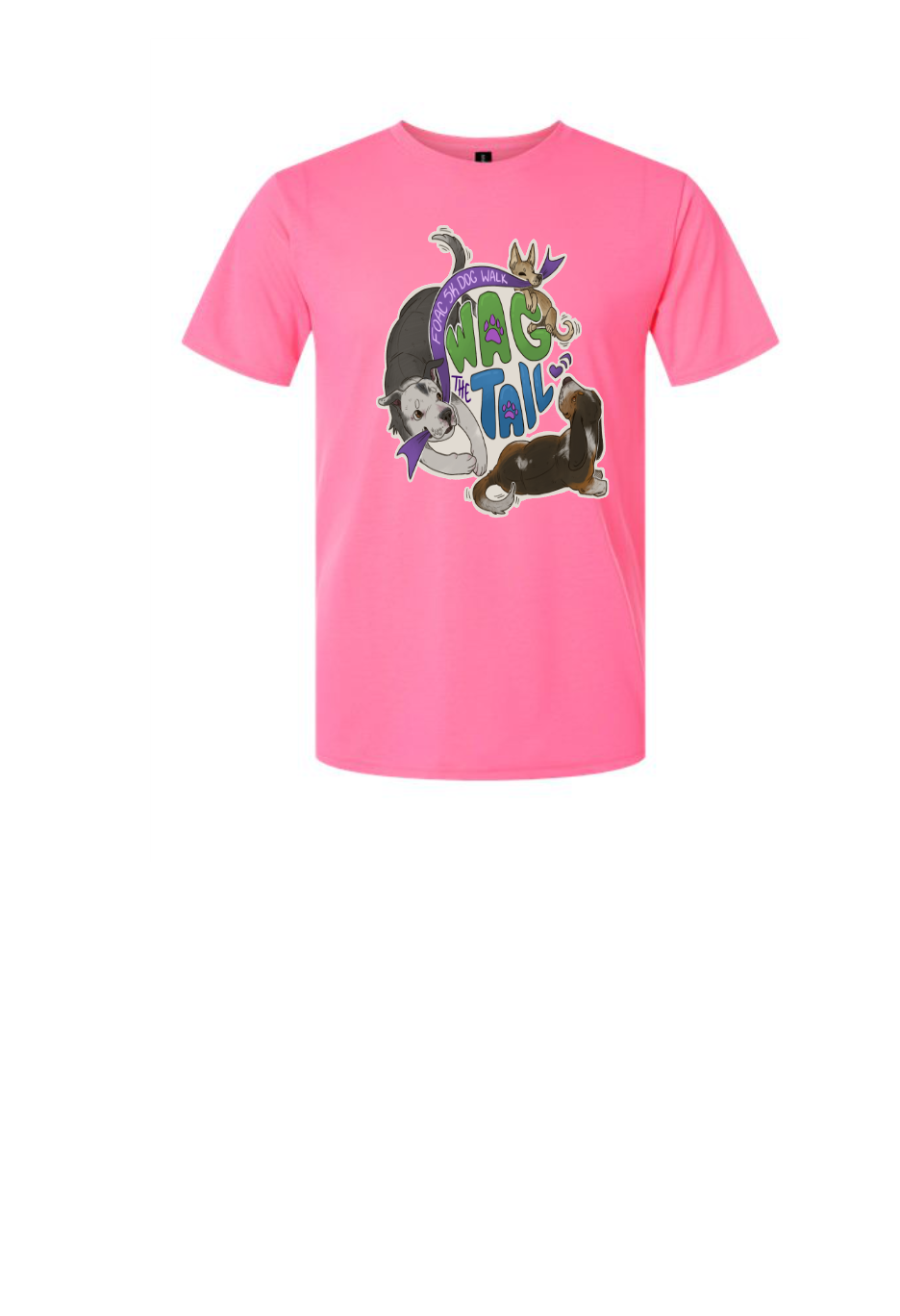 FOAC Wag the tail 5k t-shirt