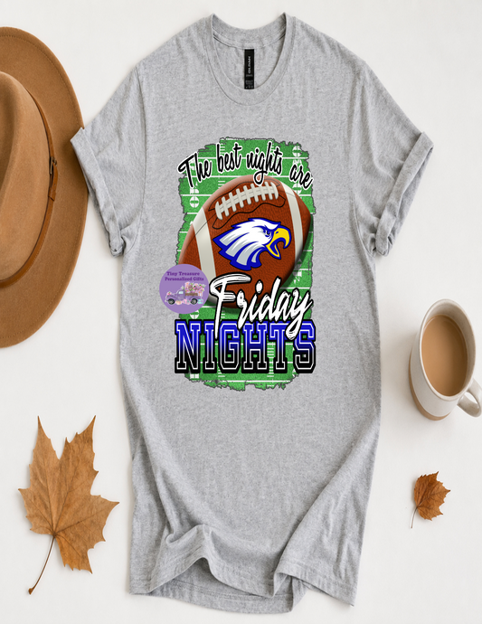 Gretna Hawks the best nights are Friday nights t-shirt